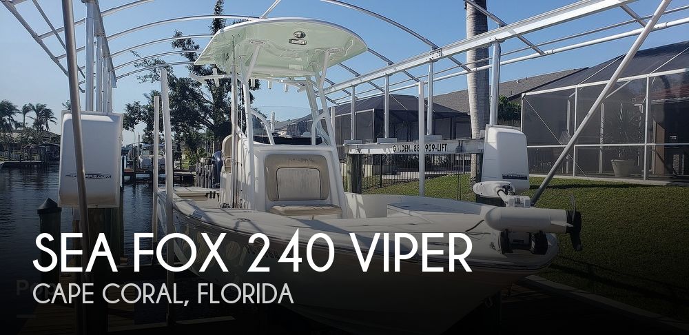 2017 Sea Fox 240 Viper