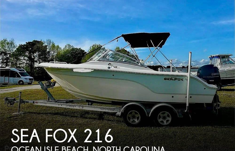 2013 Sea Fox 216 Traveler DC